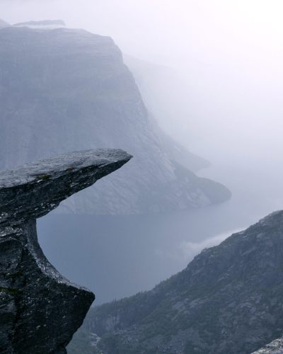 Trolltunga-norway-fog-shutterstock